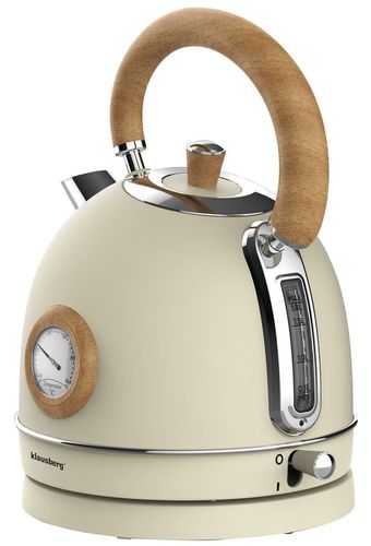 Czajnik elektryczny 1,8L Klausberg KB-7906 RETRO z Termometrem Beżowy 2200W na Arena.pl