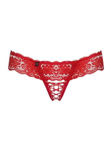 863-THC-3 stringi otwarte czerwone Obsessive L/XL na Arena.pl