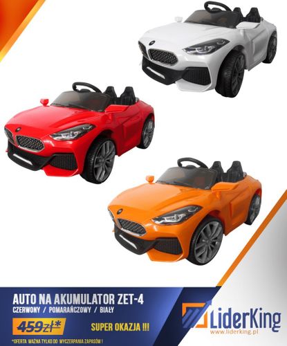 AUTO NA AKUMULATOR Z4 BIAŁE CZERWONE na Arena.pl