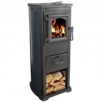 Piec żeliwny 7kW koza kominek Blist EKONOMIK LUX z fajerką