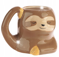 KUBEK CERAMICZNY LENIWIEC SLOTH ZWIERZĘTA PREZENT