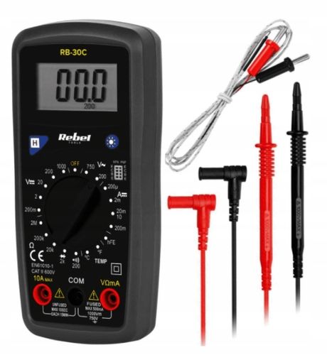 Miernik Uniwersalny Multimetr Pomiar Temperatury na Arena.pl