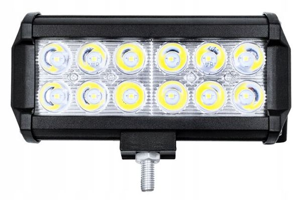 LAMPA ROBOCZA 36W PANEL 12 LED HALOGEN 12V 24V zdjęcie 5