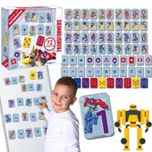 zestaw magnesów transformers gra matematyczna nauka liczenia
