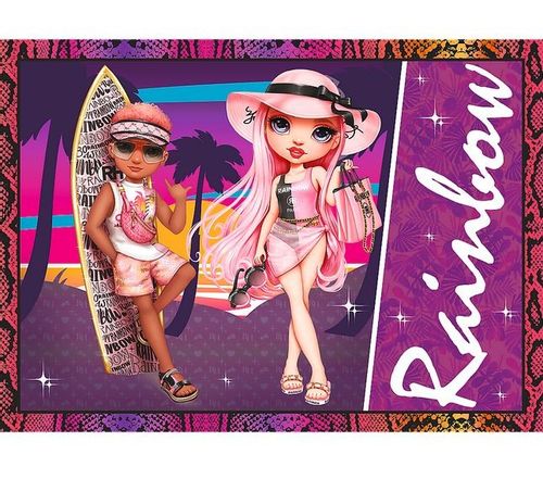 Puzzle 4W1 Modne Laleczki Rainbow High na Arena.pl