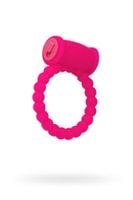 a toys, penis vibroring, silicone, pink, o3.5 cm