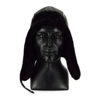 Czapka skórzana pilotka LOTNIK - ZIMA 59 cm