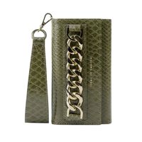Etui zielone iPhone 11/XR Studio Clutch Ideal of Sweden Green Snake
