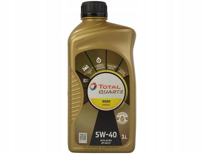 OLEJ TOTAL 5W-40 QUARTZ 9000 1L ENERGY zdjęcie 1