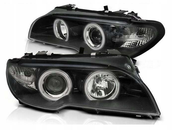 LAMPY REFLEKTORY Do BMW E46 OD 2003 DO 2006 Roku COUPE, CABRIO Ringi CCFL zdjęcie 2