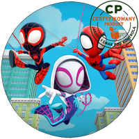 Opłatek na tort Spidey i Przyjaciele