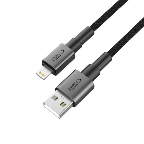 tech-protect ultraboost dna lightning cable 15w/2.4a 100cm iron grey na Arena.pl