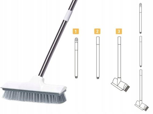 Szczotka do szorowania podłogi ściągaczka do wody do mycia podłóg mocna 2w1 na Arena.pl