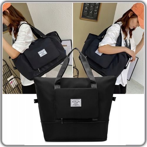 Torba podróżna codzienna bagaż podręczny do samolotu składana wodoodporna na Arena.pl