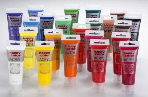 farba akrylowa 75 ml czerwony fluor (201) na Arena.pl