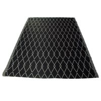 Dywan zewnętrzny na balkon i taras 160x220 cm – duży, wodoodporny, czarny ES-05B