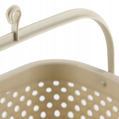 KADAX Koszyk Wiszący Na Klamerki Pojemnik Na Spinacze Beżowy na Arena.pl