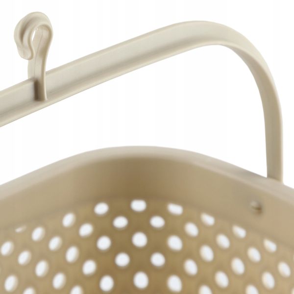 KADAX Koszyk Wiszący Na Klamerki Pojemnik Na Spinacze Beżowy zdjęcie 6