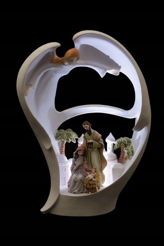 ANIOŁ Święta Rodzina LED ozdoba PREZENT na Arena.pl