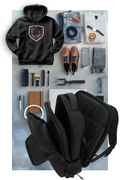 plecak ptn hy241-6867 black zdjęcie 4