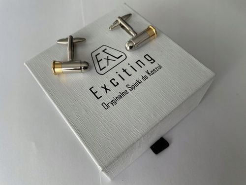 Spinki do mankietów EXC Naboje dla Żołnierza Wojaka Policjanta Myśliwego na Arena.pl