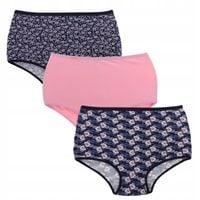 Figi Majtki Bawełniane Wysoki Stan Maxi Bikini Plus Size MORAJ 3-szt 8XL