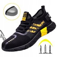 Letnie lekkie oddychające buty robocze ochronne bhp sportowe półbuty r.43