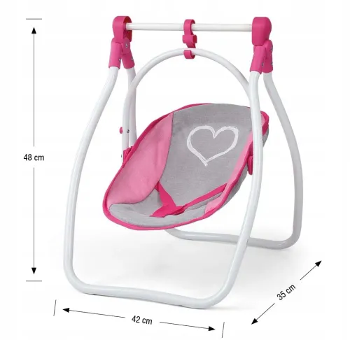 Łóżeczko Dla Lalki Krzesełko + Akcesoria Milly Mally Elsa na Arena.pl