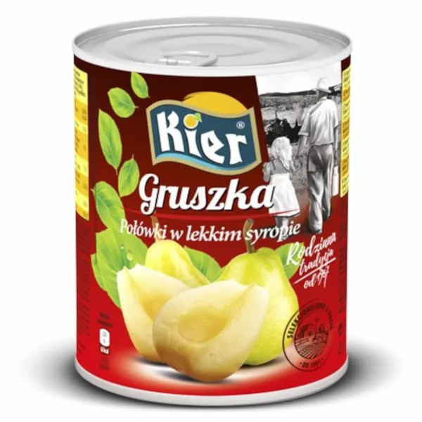 Gruszki Williams połówki w syropie 820g/460g zdjęcie 1