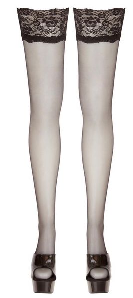 Hold-Up Stockings Black 4 zdjęcie 5
