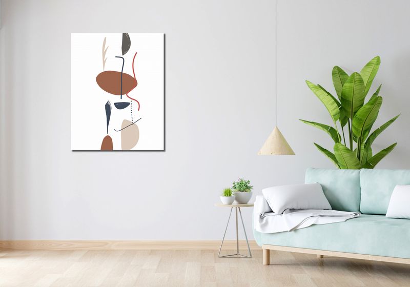 Obraz 70x90cm Równowaga Niuansy zdjęcie 2