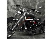 40X40CM ZEGAR MOTOCYKL OBRAZ