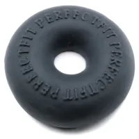 perfect fit stackit black - elastyczny pierścień silikonowy czarny