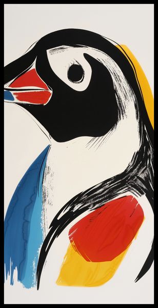 Plakat 50x100cm Portret Ptaka zdjęcie 2