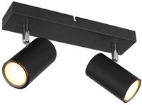 Sufitowa lampa reflektorowa Robby 57911-2B czarna chrom