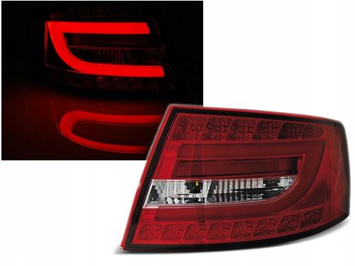NOWOCZESNE Lampy Do AUDI A6 C6 4F SEDAN Od 2004 Do 2008 LED BAR RED 6 PIN na Arena.pl