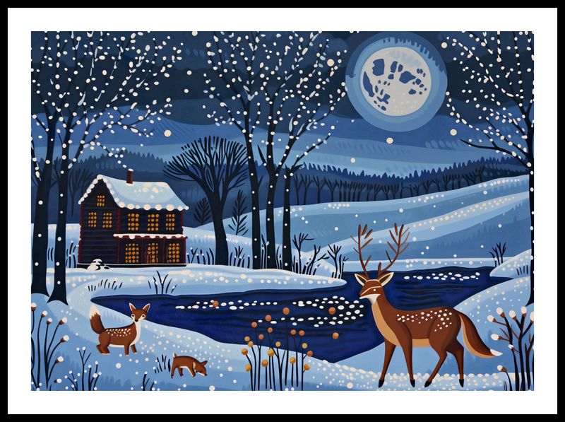 Plakat 70x50cm Przyszła Zima zdjęcie 3