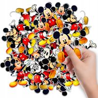 NAKLEJKI NA ZESZYT NALEPKA Z POSTACIAMI MYSZKI MIKI MICKEY WZORY 6 SZT