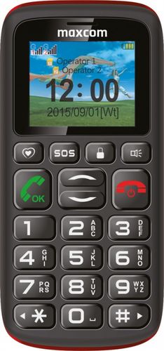 Telefon komórkowy Maxcom MM428 4 MB 2G czarny na Arena.pl