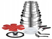 Zestaw garnków i patelni Ingenio Emotion szpatułki indukcja 20el L897SJ04