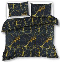 Pościel Satynowa 160X200 Marmur 2452