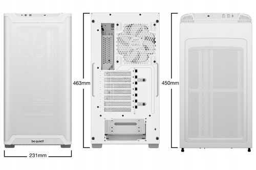 Obudowa be quiet! PURE BASE 501 Airflow Window White na Arena.pl