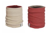 Pupill GIGA komin dla dzieci dwustronny prążkowany rudy-beżowy