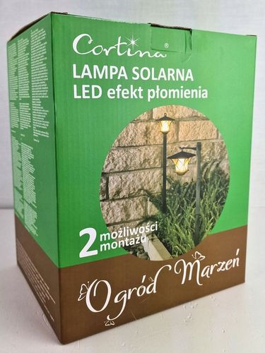 LAMPA LED SOLARNA DO OGRODU OŚWIETLENIE OGRÓD WYSOKA 155CM SOLAR LAMPKA na Arena.pl