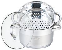 garnek na parę klausberg 3 elem. 20cm kb-7138