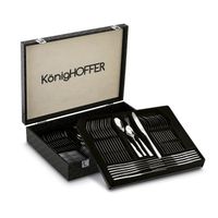 ZESTAW SZTUĆCÓW W WALIZCE KONIGHOFFER HAILEY 72 EL POŁYSK