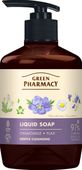 GREEN PHARMACY Mydło w płynie Rumianek + Olej lniany 460 ml