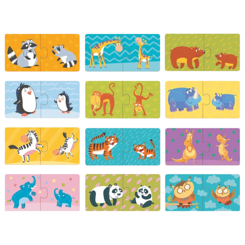 Puzzle Dodo Toys Dodo 24 Elementów Puzzle 12X2 Mamy I Dzieci  300150 na Arena.pl