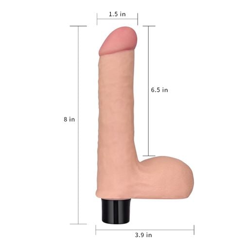 8"" real softee vibrating dildo na Arena.pl