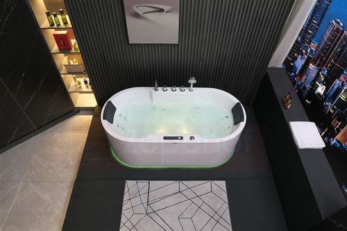 Wirujące dysze Wanna z hydromasażem BZX-675 prostokątna 170cmx850cmx60cm z na Arena.pl